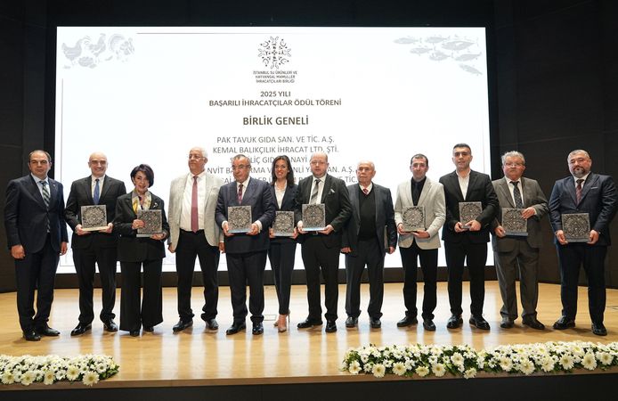 Gıda sektörünün ihracat liderleri ödüllerini aldı