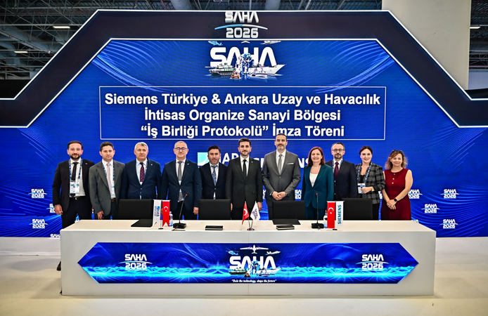 Siemens Türkiye ile Ankara Uzay ve Havacılık İhtisas Organize Sanayi Bölgesi’nden Stratejik İş Birliği
