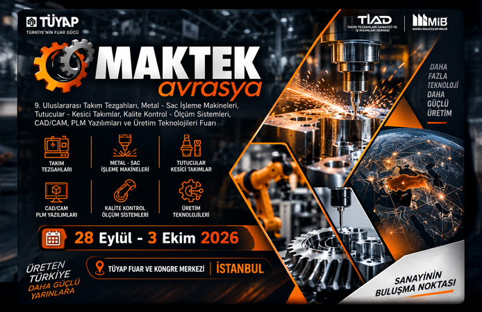 MAKTEK Avrasya 2026 İçin Geri Sayım Başladı