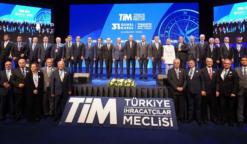 TİM Ödül Töreni: Türkiye'nin İhracat Şampiyonlarına Cumhurbaşkanı Erdoğan'dan Ödüller