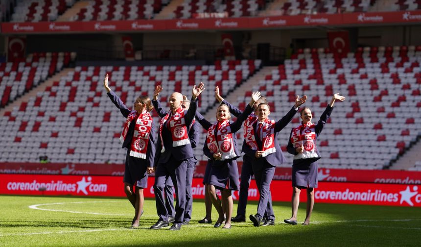 Corendon Airlines sponsorluk vizyonunu Antalyaspor maçıyla pekiştirdi