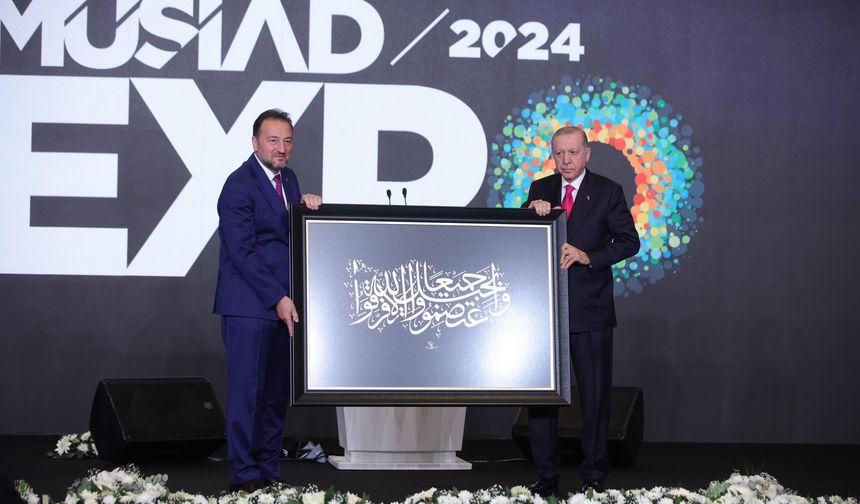 Cumhurbaşkanı Erdoğan, MÜSİAD Expo'da konuştu