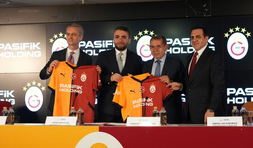 Pasifik Holding, Galatasaray’ın forma göğüs sponsoru oldu