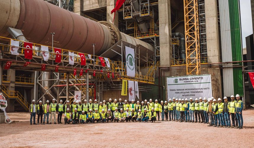 Sintek, Bursa Çimento’da fırını ateşledi