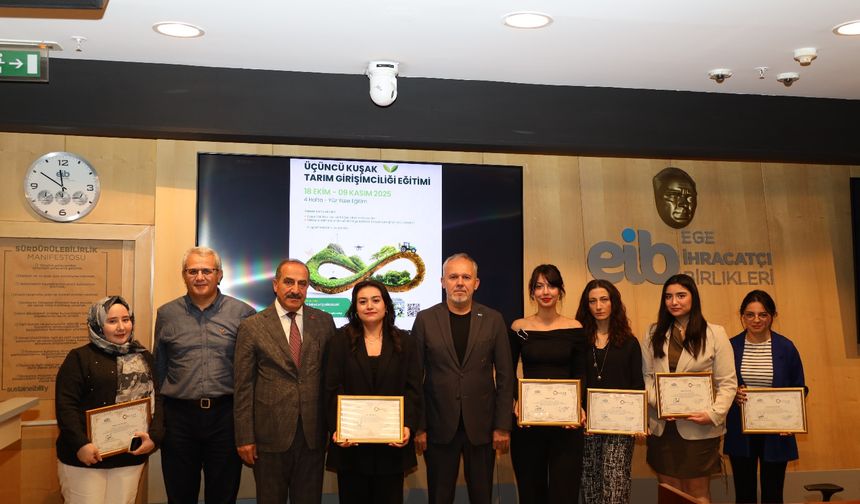 Gençleri tarıma döndüren proje üçüncü mezunlarını verdi