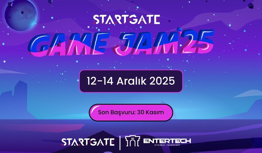 48 saatlik oyun geliştirme maratonu StartGate Game Jam'25 başlıyor