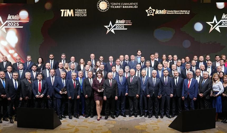 İKMİB, 2025 yılının ihracat şampiyonlarını ödüllendirdi