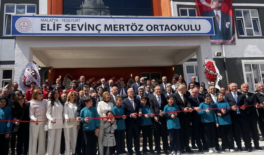 Rıdvan Mertöz’den Malatya’ya üçüncü okul
