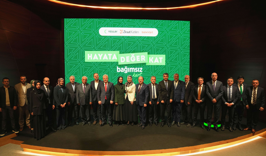 Ziraat Katılım ve Yeşilay’dan Güçlü Ortaklık: Bağımsız Kart ile Topluma Katkı