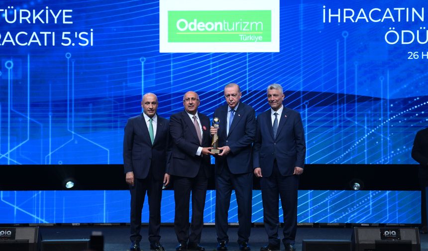 ODEON Turizm, Hizmet İhracatında Zirvedeki Yerini Korudu