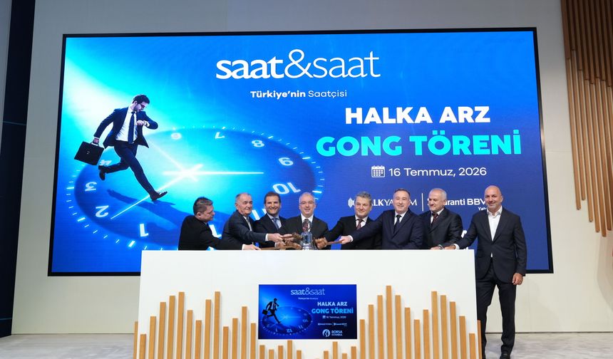 Borsa İstanbul’da gong Saat ve Saat Sanayi ve Ticaret A.Ş. için çaldı