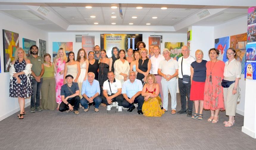 Salih Karcıoğlu 2. Uluslararası Resim Sergisine Yoğun İlgi
