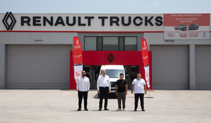 Renault Trucks Türkiye, Master Red EDITION'ın İlk Teslimatını Mersin'de Gerçekleştirdi