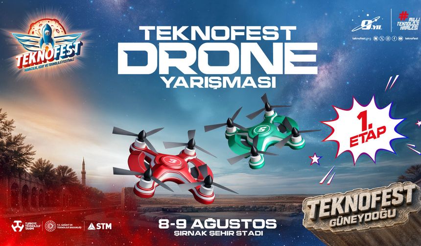 TEKNOFEST Drone Şampiyonası’nın ilk etabı Şırnak’ta başlıyor