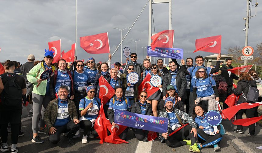 ÖRAV’dan 48. İstanbul Maratonu’nda Gençlerin Geleceği İçin Dayanışma Çağrısı