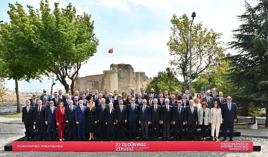 TÜRKONFED 27. İş Dünyası Zirvesi Elazığ’da Başladı