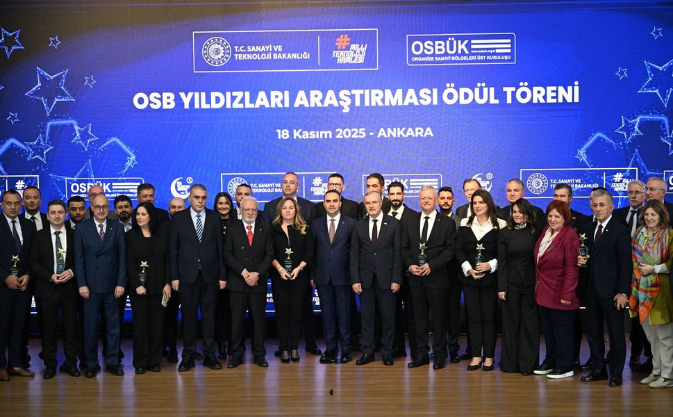 OSB Yıldızları Ödülleri sahiplerini buldu