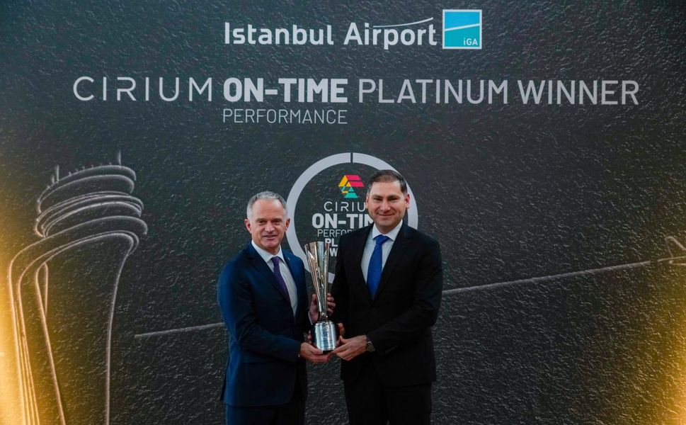Cirium’dan İGA’ya Platin Ödül