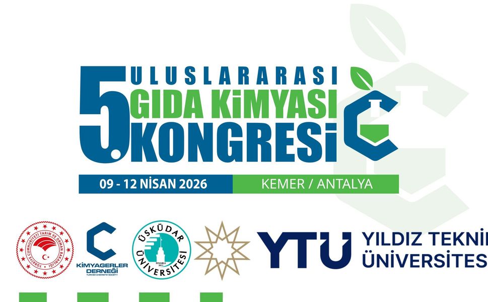 “5. Uluslararası Gıda Kimyası Kongresi” için geri sayım başladı.