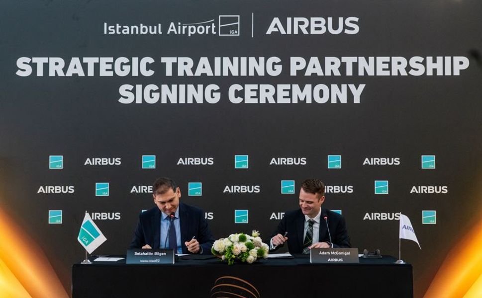 İGA İstanbul Havalimanı ve Airbus eğitim ortağı oldu