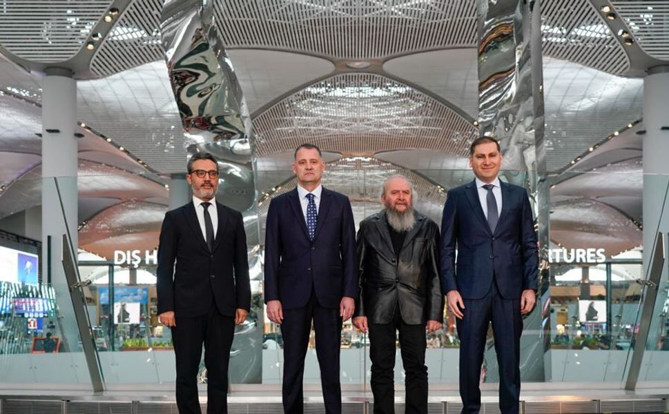 İGA İstanbul Havalimanı’nın merkezi dev sanat eseri ile buluştu