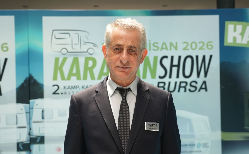BİFAŞ Fuarcılık Başkanı Ümit Vural, "Karavan Show Bursa'ya 25 bin ziyaretçi bekliyoruz"