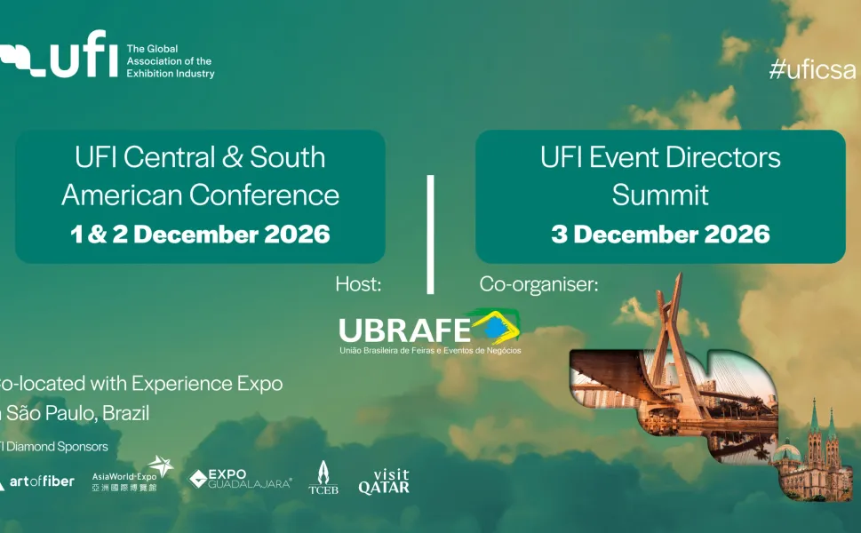 UFI Merkez ve Güney Amerika Konferansı ile Event Directors Summit São Paulo’da düzenlenecek