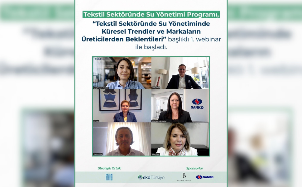 Tekstil Sektöründe Su Yönetimi Programı İlk Webinarı ile Başladı!