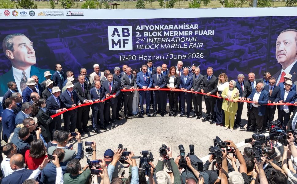 2. Afyonkarahisar Uluslararası Blok Mermer Fuarı kapılarını açtı