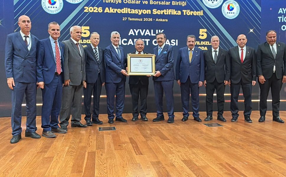 Ayvalık Ticaret Odası’nın Hizmet Kalitesi 4. Kez 5 Yıldızla Tescillendi
