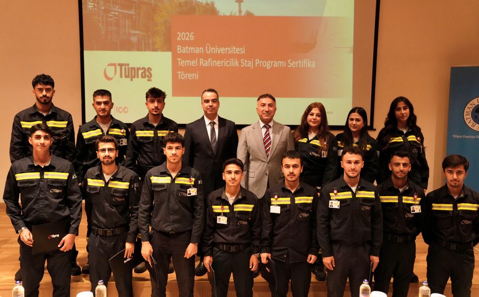 Tüpraş, Temel Rafinericilik Staj Programıyla Meslek Yüksekokulu Öğrencilerini Destekliyor