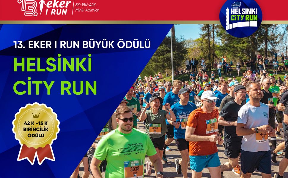 13. Eker I Run şampiyonları Helsinki City Run'da Türkiye’yi temsil edecek