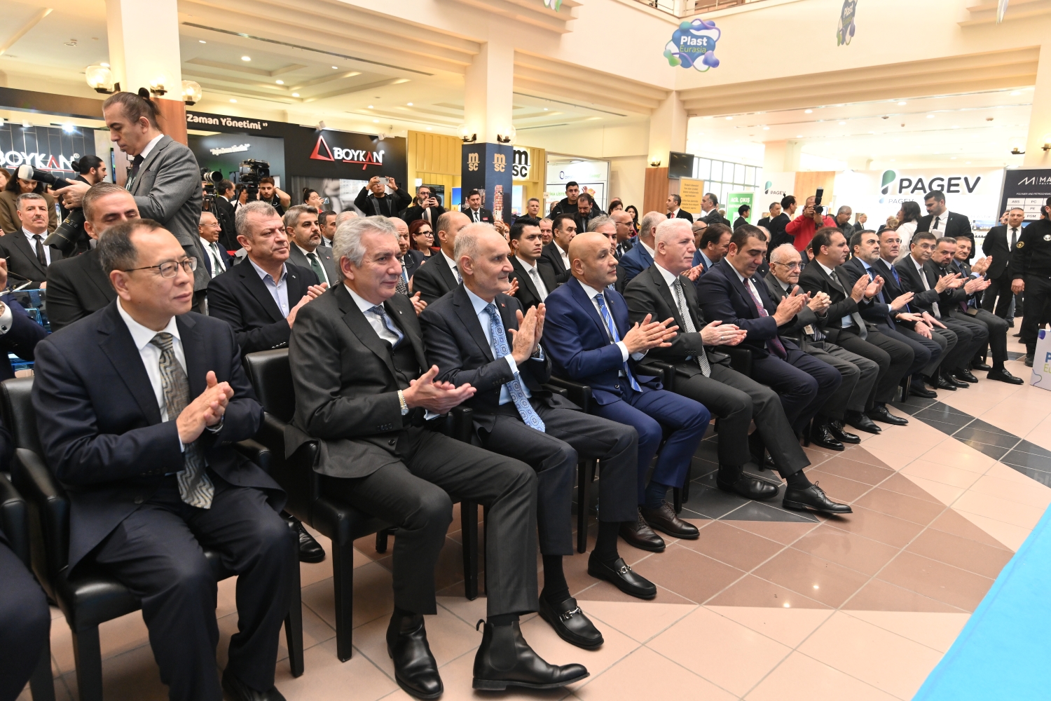 Plast Eurasia İstanbul Fuarı Açılış Töreni Protokol