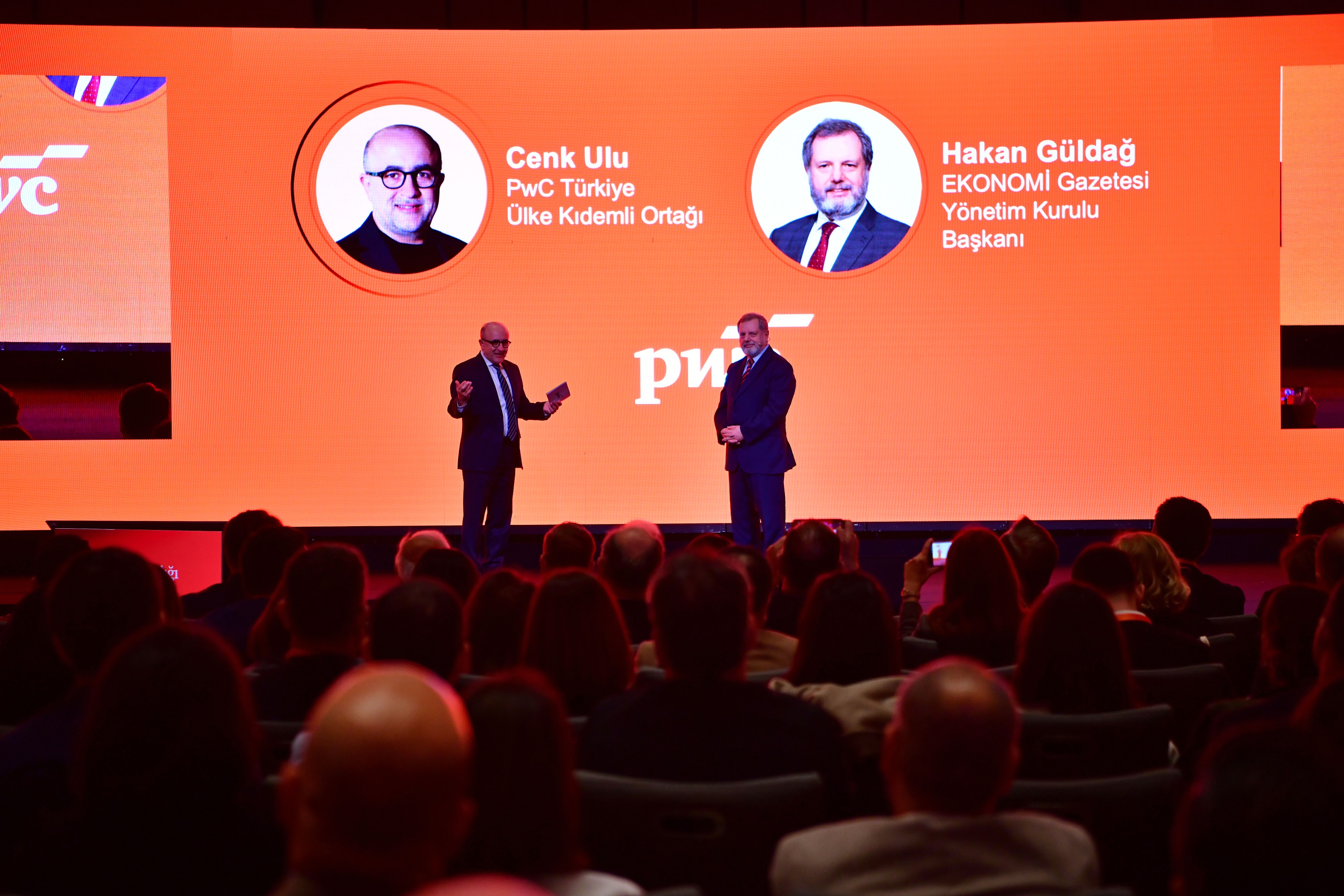 Pwc Türkiye Kıdemli Ortağı Cenk Ulu Ve Ekonomi Gazetesi Ykb Hakan Güldağ