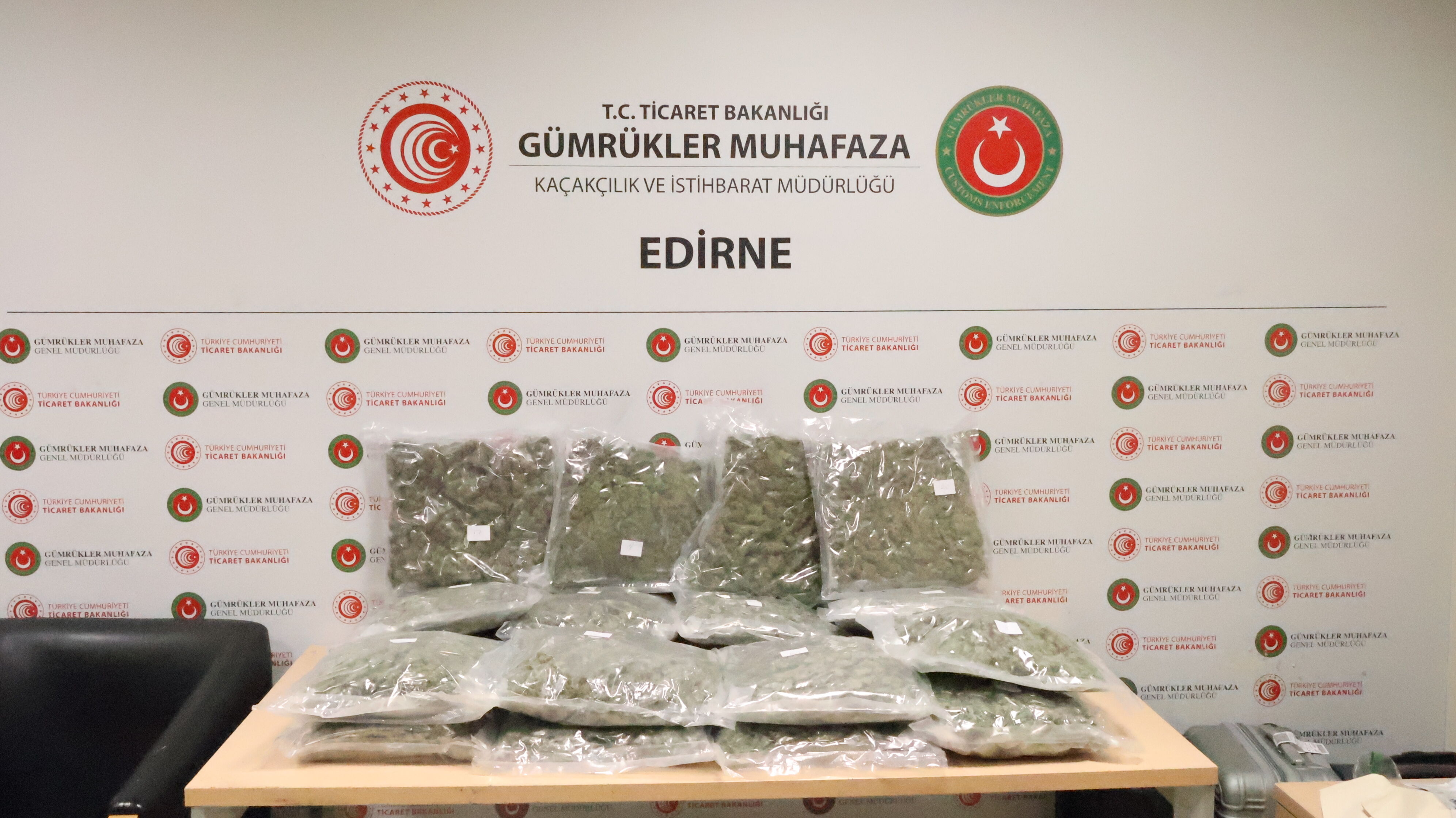 13,2 Kg Uyuşturucu Madde Edirne