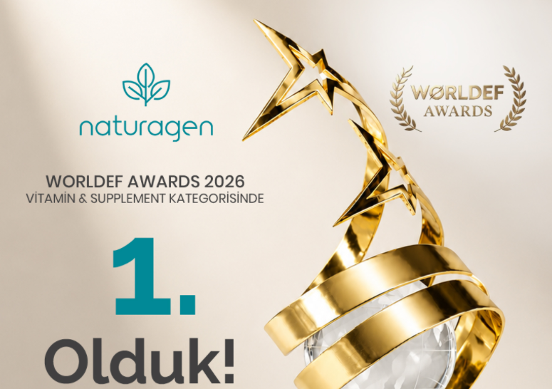 Naturagen, Worldef Awards Ecom Brands 100’de “Vitamin & Supplement” Kategorisinde Birincilik Ödülü Kazandı