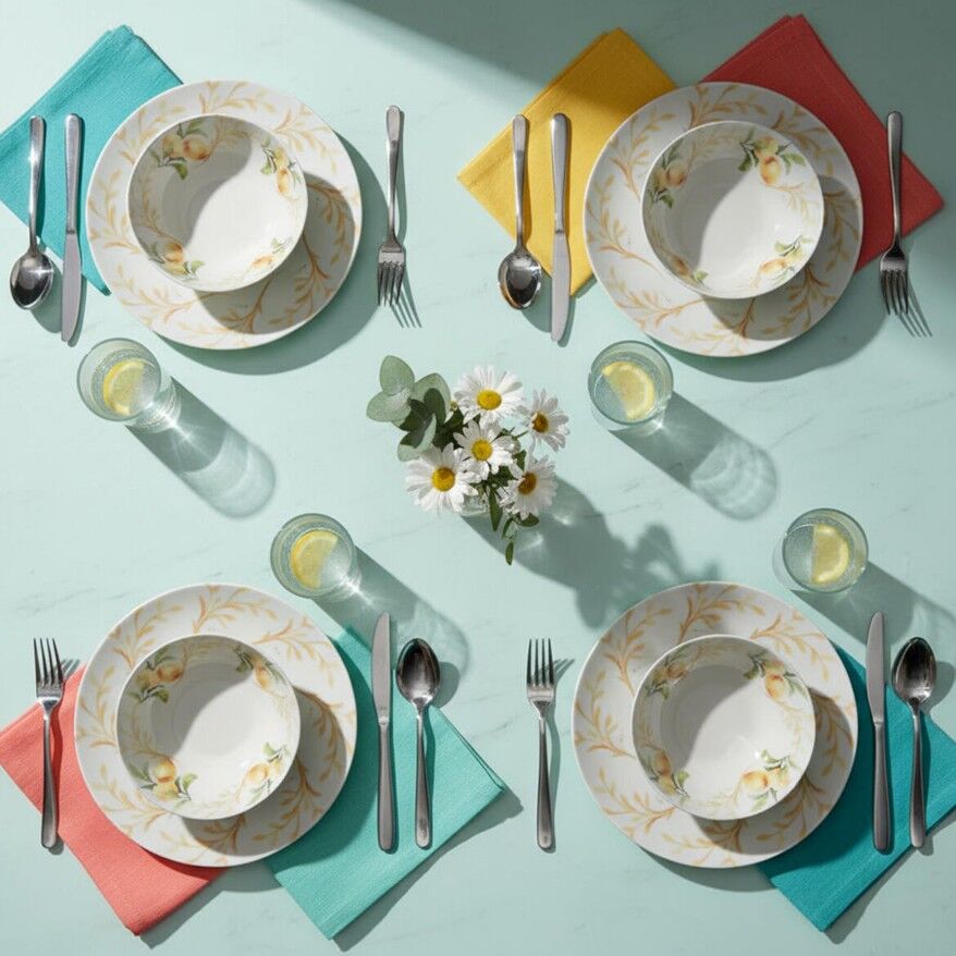 Gural Porselen Lemon Touch Porselen Yemek Takimi-1
