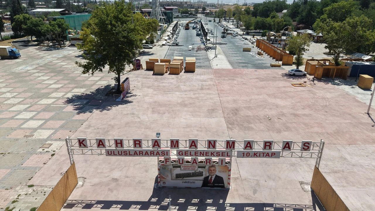 Kahramanmaraş’ta Geleneksel Ağustos Fuarı İçin Hazırlıklar Hızlandı