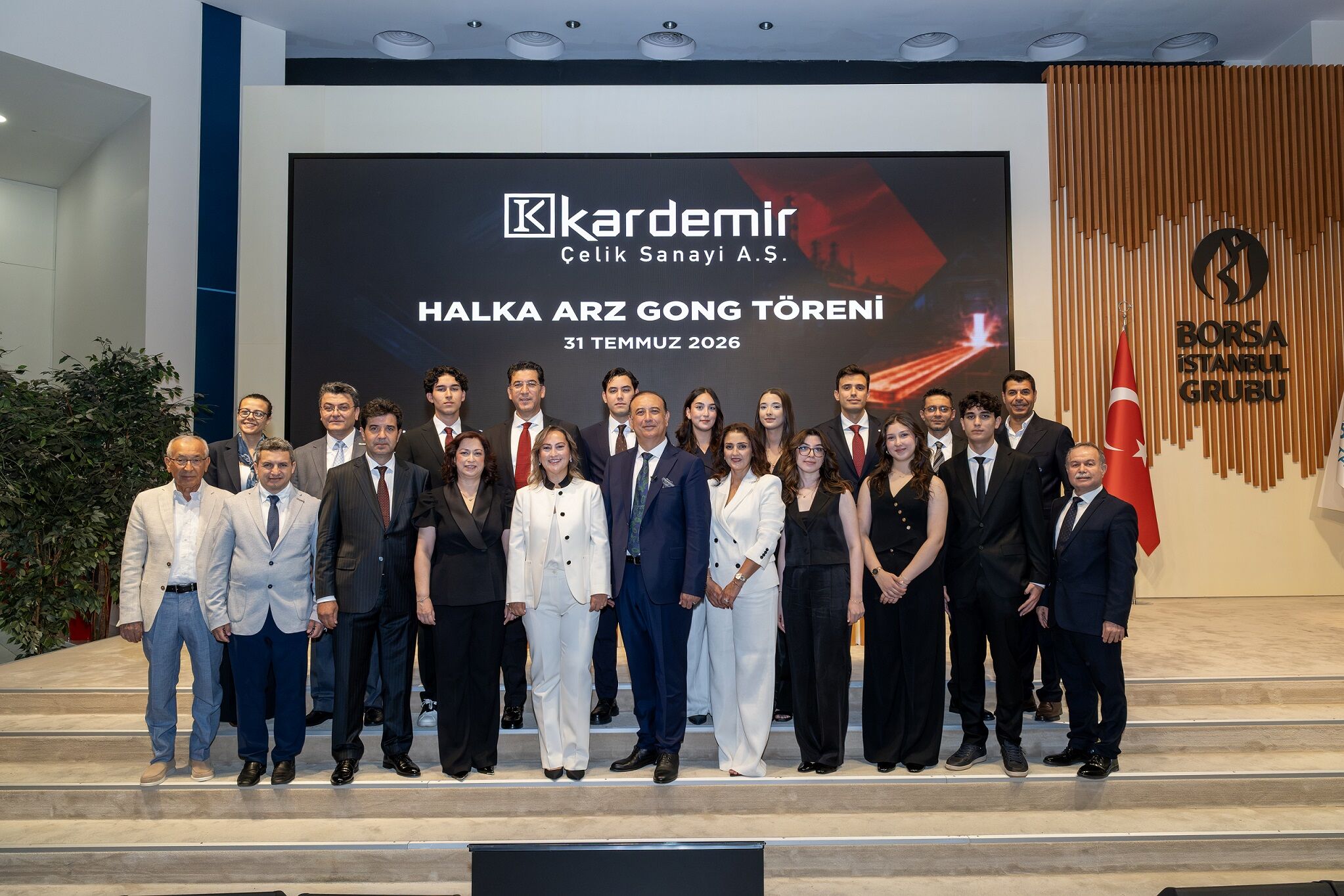 Borsa İstanbul’da Gong Kardemir Çelik İçin Çaldı