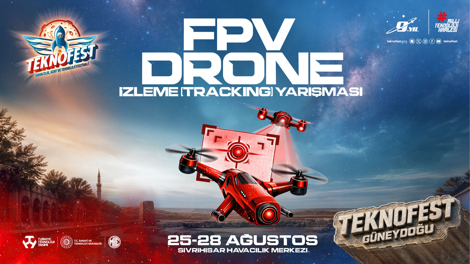 TEKNOFEST’te İlk Kez Düzenlenen FPV Drone İzleme Yarışmasında 20 Takım Finalde Yarışacak