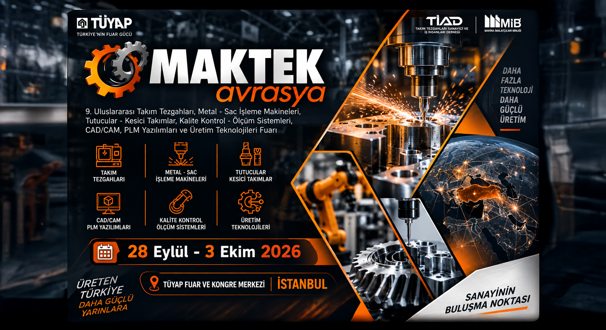 MAKTEK Avrasya 2026 İçin Geri Sayım Başladı